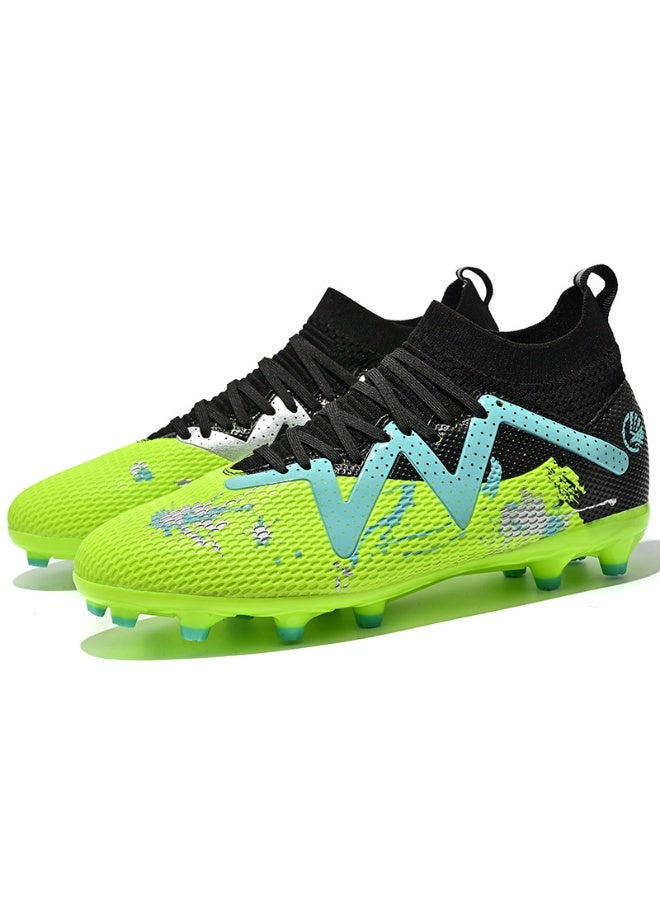 سكت شيكترو أحذية كرة قدم جديدة عالية الرقبة بمسامير طويلة للرجال والنساء، أحذية كرة قدم احترافية للتدريب على العشب الصناعي للبالغين - Image 5
