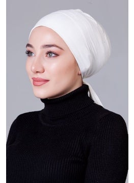 Nanak Cream Lycra Non-Slip Bonnet  - Image 2