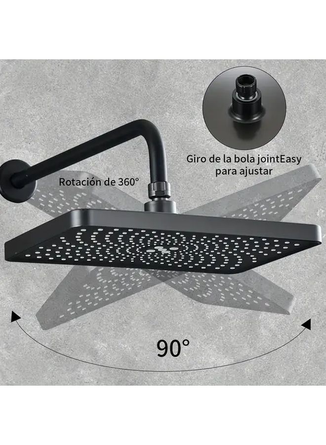 Explosion Proof Shower Head Grey 13 Inch High Pressure Large Flow Easy Installation - Image 2