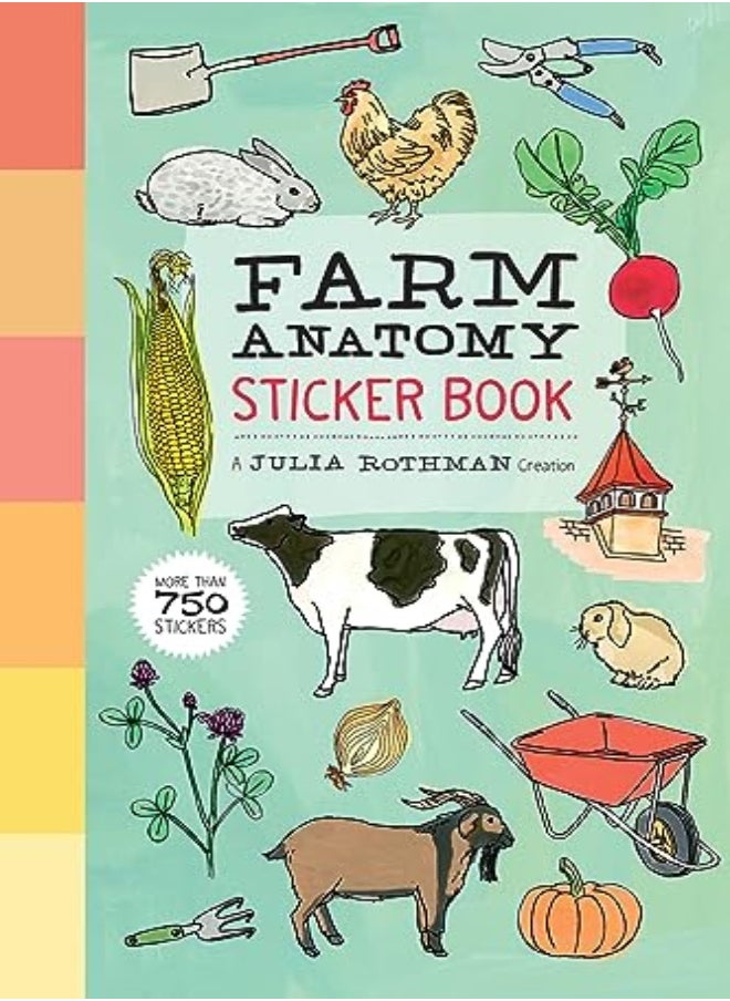 FARM ANATOMY STICKER BK 