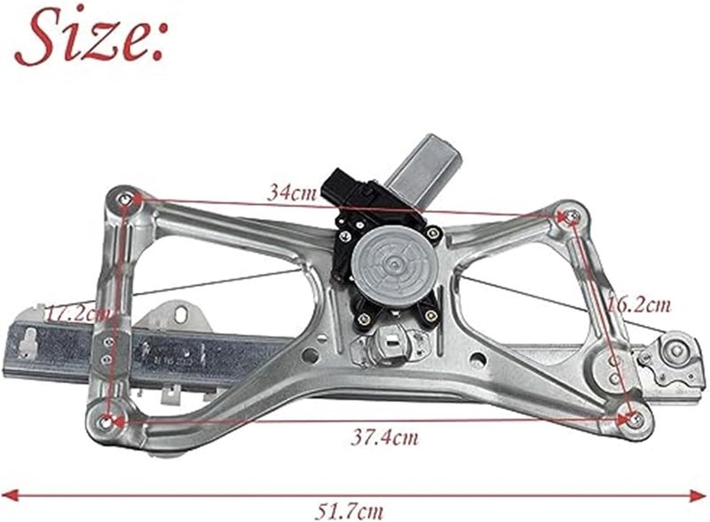 Wivplex Power Window Regulator Lift with Motor for Civic 2006-2011 - Image 2