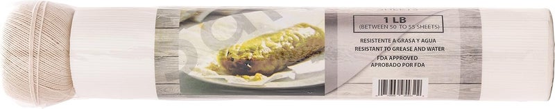 Iberia Pasteles Wrapping Paper 12"X18" sheets with Butcher String. Resistant to Grease & Water, Papel Para Pasteles. (50-55 Sheets) - Image 3