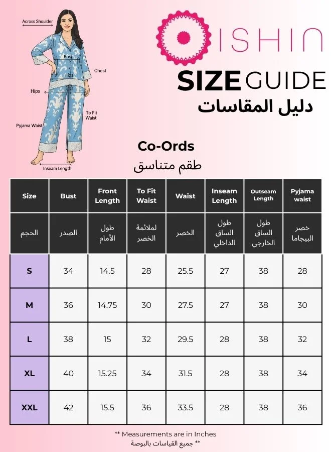 ISHIN  Women's Ethnic Wear PURPLE STRAIGHT VISCOSE Satin CORD SET for Women | Best Price UAE