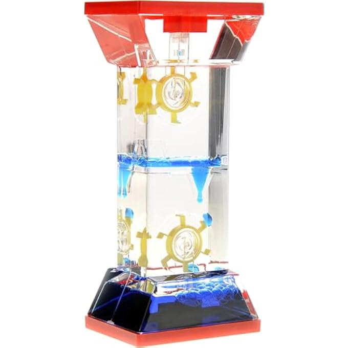 PowerTRC Liquid Motion Bubbler Sensory Fidget Toy for Desk Tops | Calming and Relaxing ADHD, Anxiety, and Autism Toy for Kids and Adults | Handheld Water Game - Image 1