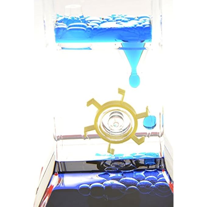 PowerTRC Liquid Motion Bubbler Sensory Fidget Toy for Desk Tops | Calming and Relaxing ADHD, Anxiety, and Autism Toy for Kids and Adults | Handheld Water Game - Image 2