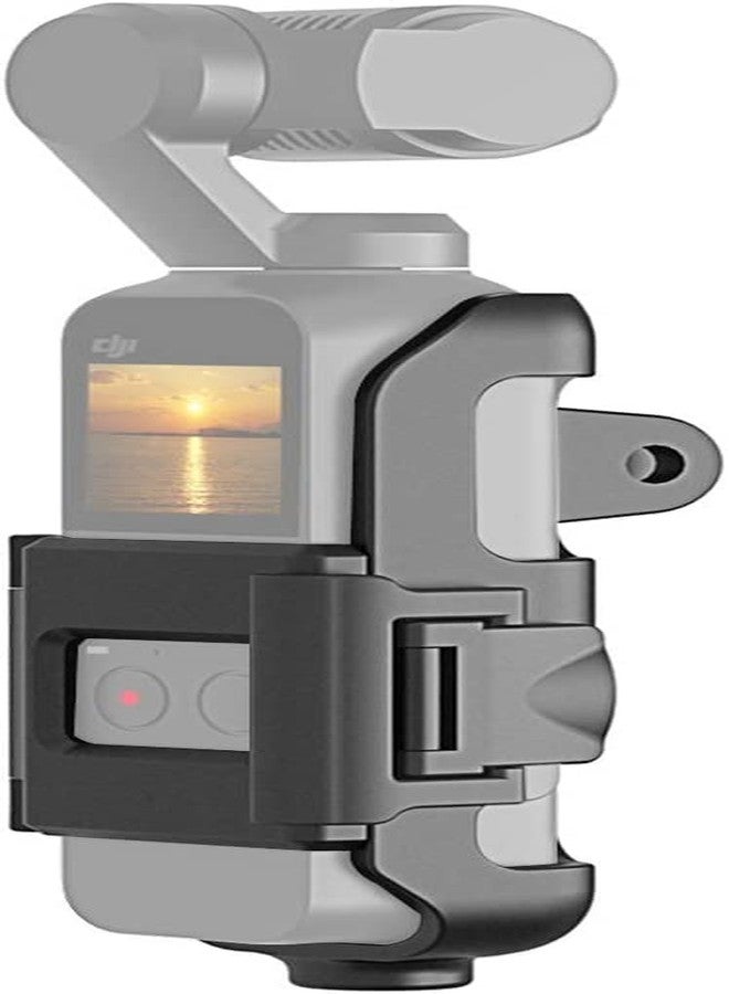 Action Pro Anti-Scratch Protective Frame Cover Compatible with DJI Osmo Pocket 2 Action Camera Bracket Mount (Black) - Image 1