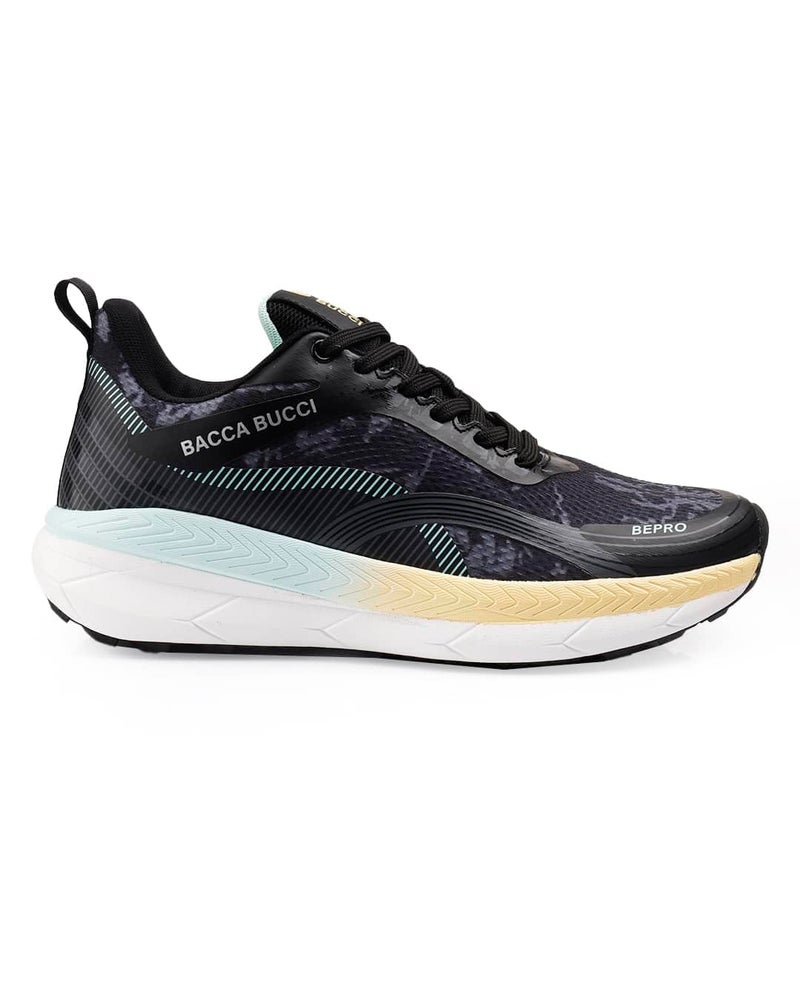 Bacca Bucci Ikatron – Men's Athleisure Sports Shoes with Dual-Density Sole Nebula Black UK 11 - Image 5