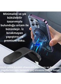 Polham 15W Magnetic Wireless Car Charger, Dashboard, Console and Screen Mount Phone Holder  - Image 2