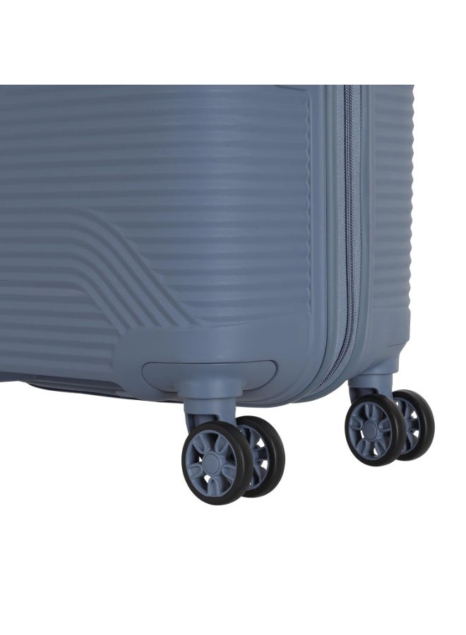 Kamiliant Medium Nexus 3-Piece Luggage Set (Small + + Large) | PP Hard-Shell Trolley with 8 Spinner Wheels & 3-Digit Lock, Trolley Bag/Luggage/Suitcase for Travel for Men and Women-Blue - Image 3