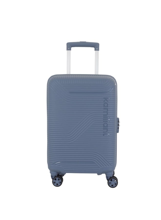 Kamiliant Medium Nexus 3-Piece Luggage Set (Small + + Large) | PP Hard-Shell Trolley with 8 Spinner Wheels & 3-Digit Lock, Trolley Bag/Luggage/Suitcase for Travel for Men and Women-Blue - Image 2