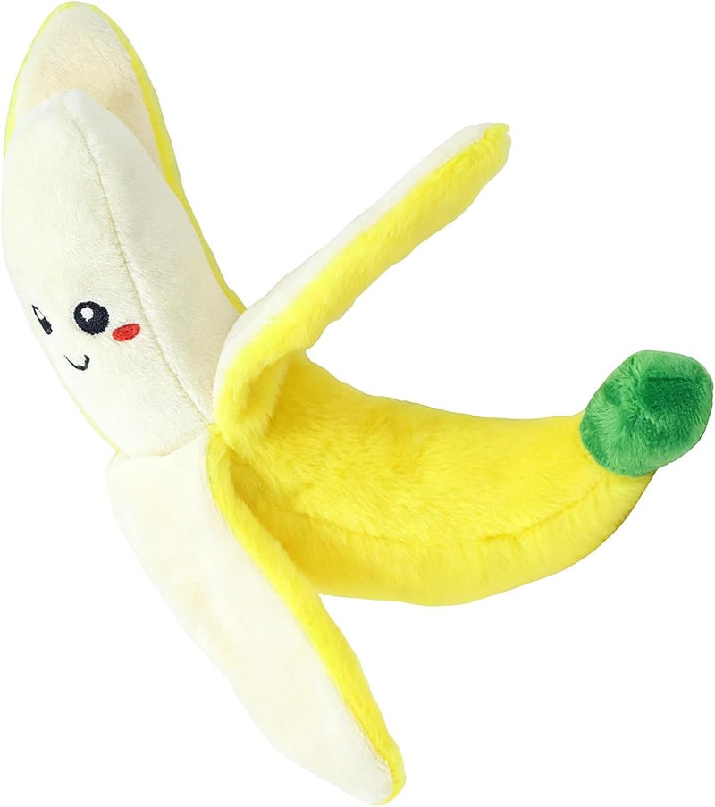 Interactive Puppy Toy with Squeaker, Cartoon Dog Teething Plush Toy for Pets - Image 1