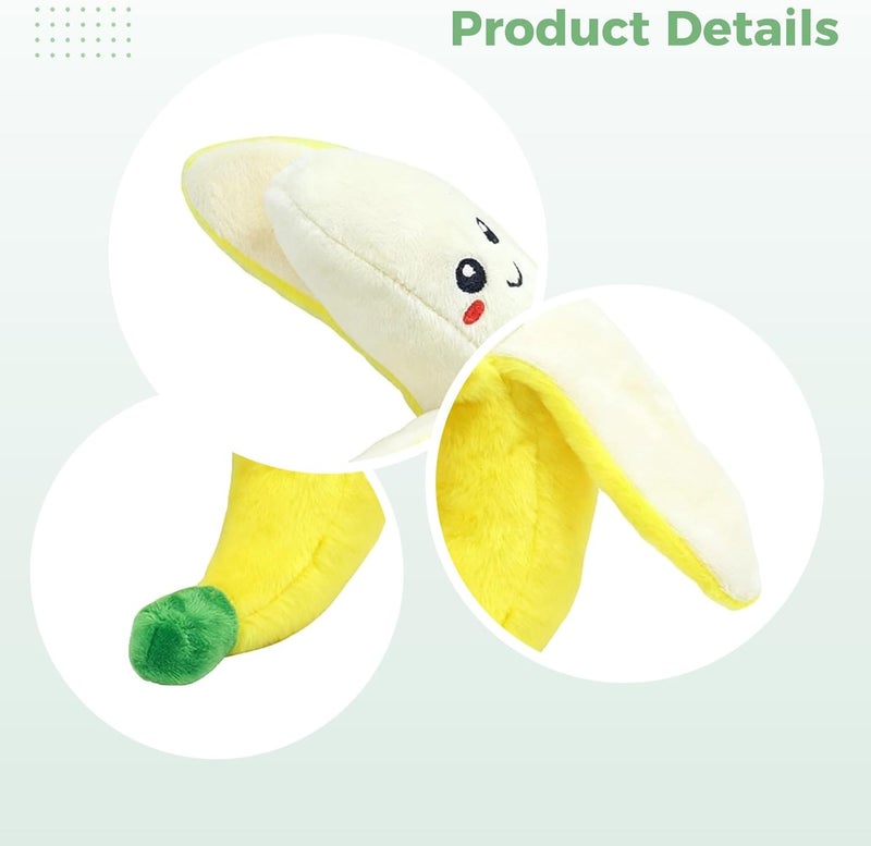 Interactive Puppy Toy with Squeaker, Cartoon Dog Teething Plush Toy for Pets - Image 3