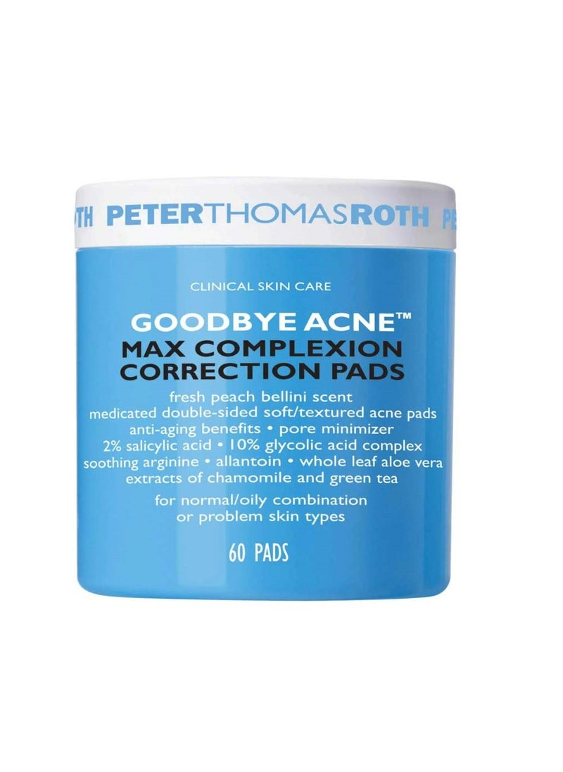 PETER THOMAS ROTH Goodbye Acne™ Max Complexion Correction Pads - 60 Pads 
