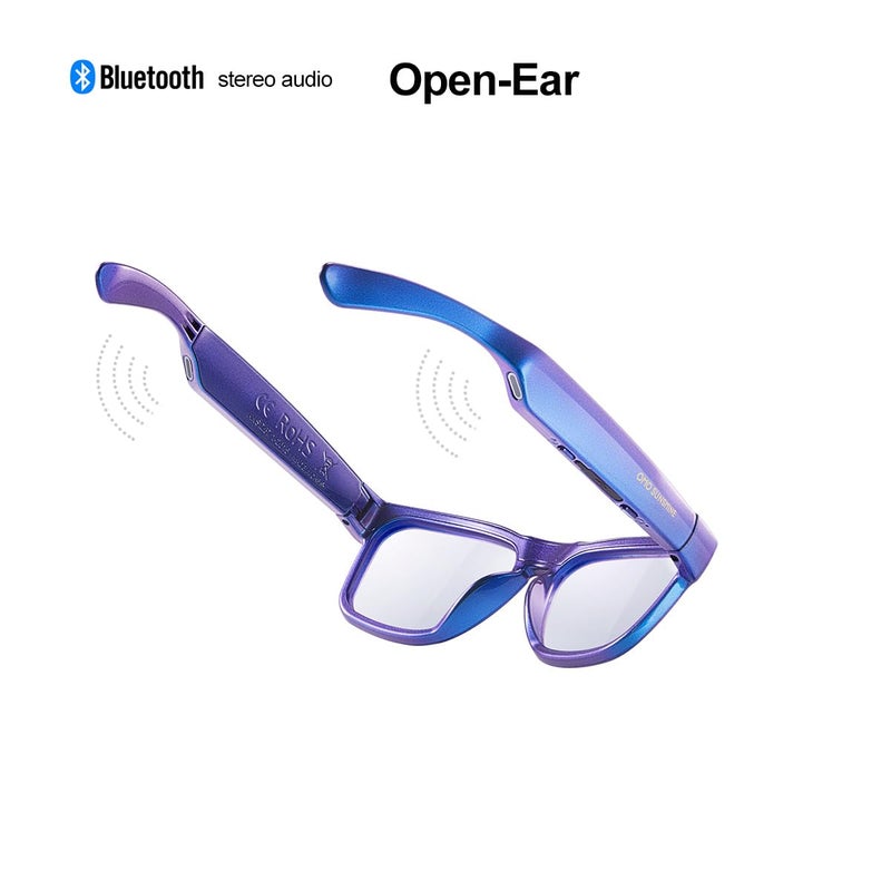 OhO sunshine OhO Smart Glasses,Polarized Sunglasses with Bluetooth Speaker,Athletic/Outdoor UV Protection and Voice Control,Unisex - Image 2