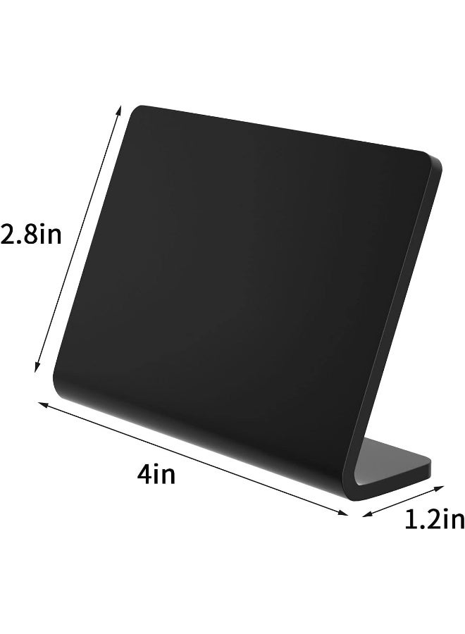 TPGP 20 Pack Acrylic Mini Chalkboard Sign, Clear Mini Tabletop Chalkboard Signs  - Image 2