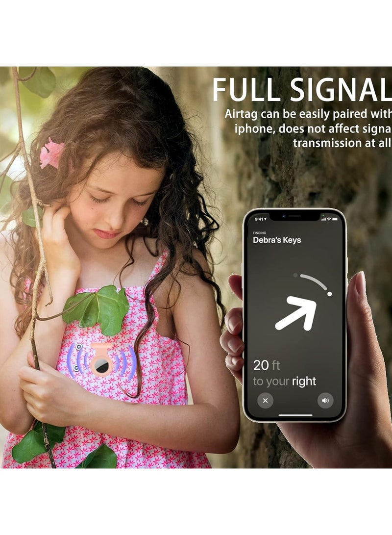 2 Pack AirTag Case, Anti-Lost AirTag Holder, Hidden Design Compatible with Apple AirTag Tracker, Ideal for Kids, Elderly, Clothing, Luggage, Backpacks & Shoes (Black) - Image 4