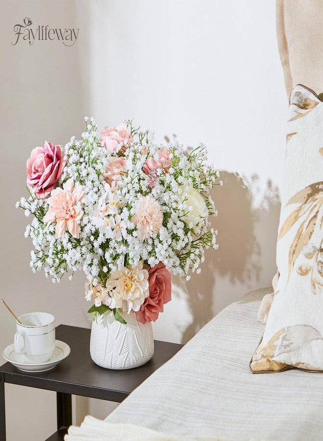 Faylifeway Babys Breath Artificial Flowers - 20PCS Real Touch White Gypsophila Bouquets for Floral Decoration, Wedding, Home, Party, and Garden - Image 4