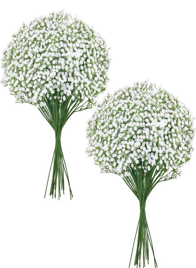 Faylifeway Babys Breath Artificial Flowers - 20PCS Real Touch White Gypsophila Bouquets for Floral Decoration, Wedding, Home, Party, and Garden - Image 1