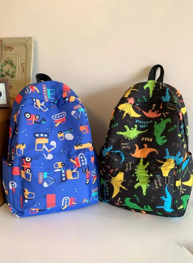 Take Two 3Pcs Cartoon Print Nylon Backpack Set