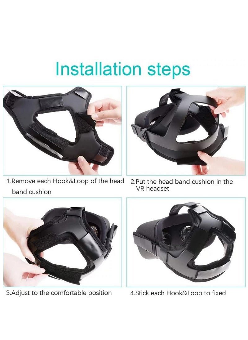 Generic - Breathable Anti-sweat Pad Soft Cushion Headband for Oculus Quest 2 Accessories - Image 1
