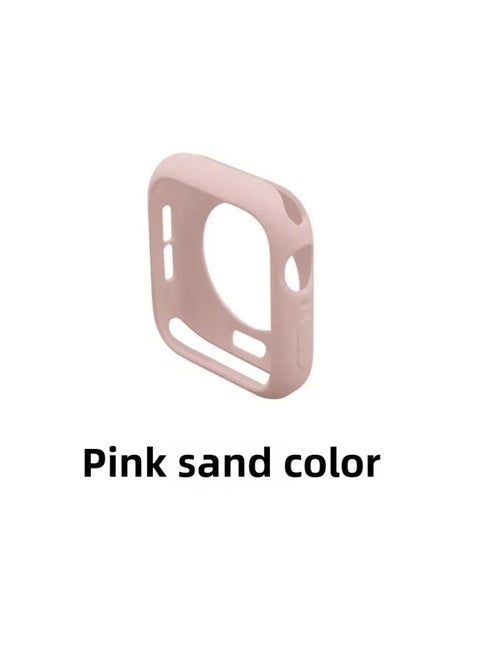 Half-pack TPU Watch Case Suitable For Apple Applewatch8 Watch Protective Case S9 Soft Shell Candy Color Protective Cover-Color:Soft Shell -Overall Dimensions:Candy Shell (49mm) With Packaging