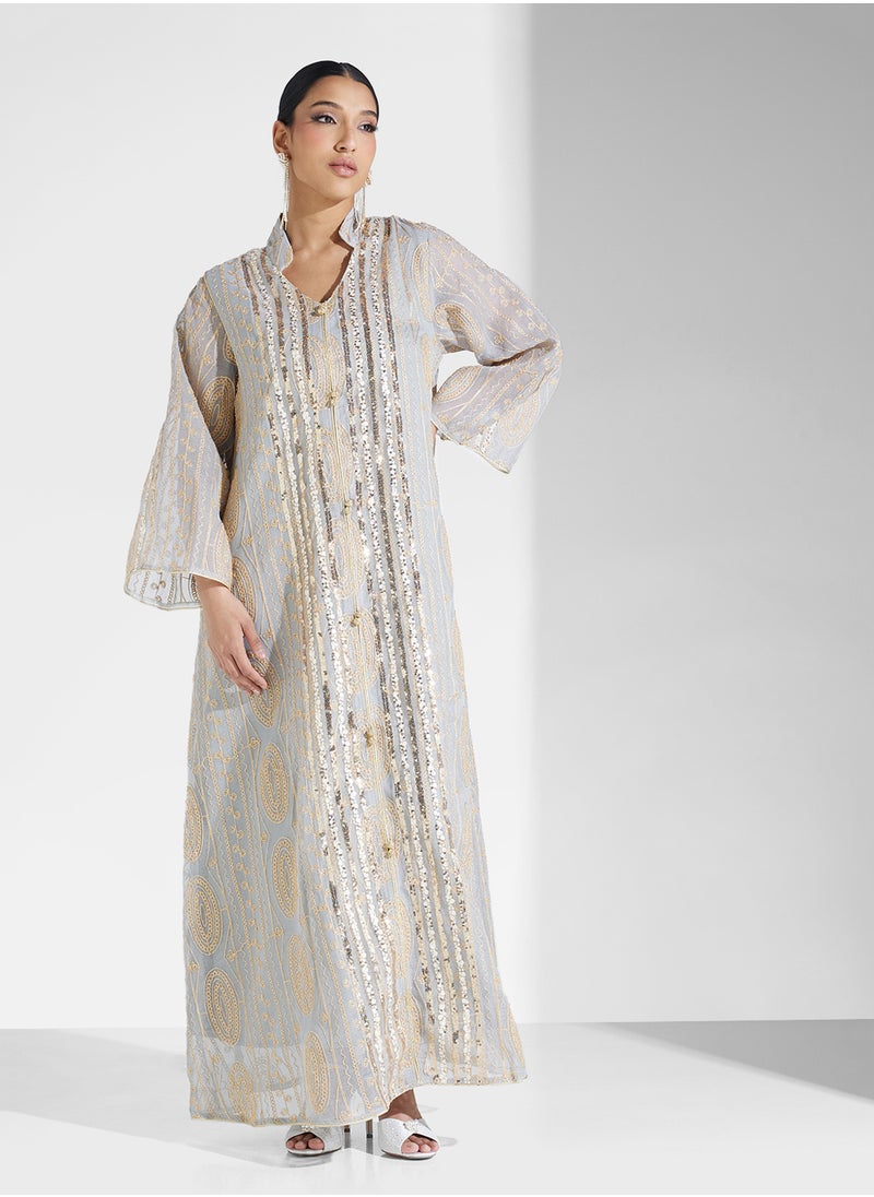 Embroidered Jalabiya