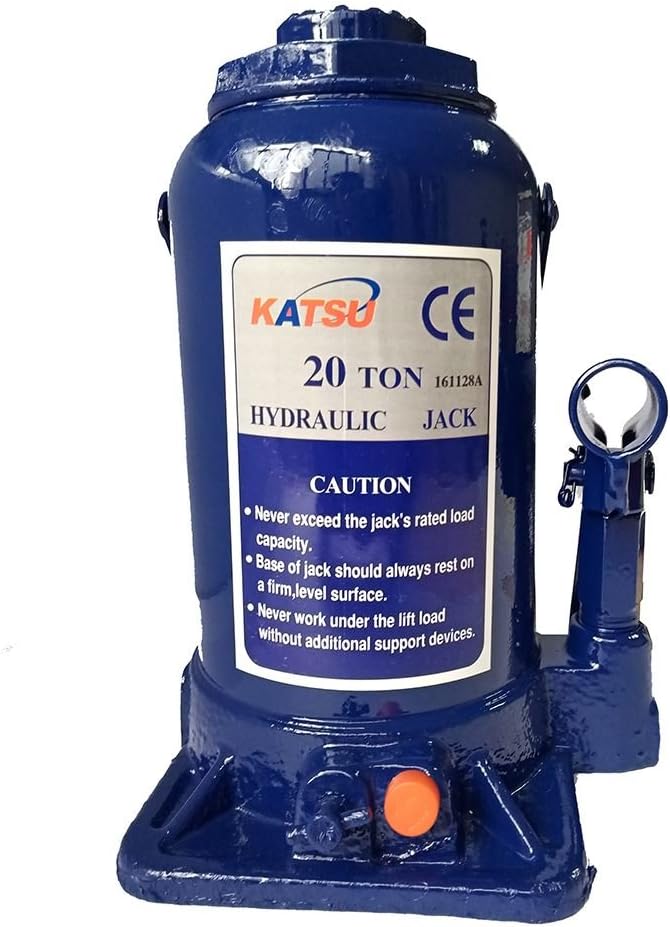 KATSU Tools KATSU Hydraulic Bottle Jack 20 Ton Heavy Duty Lifting Stand Jack for Small Or Large Vehicles 161128A - Image 1