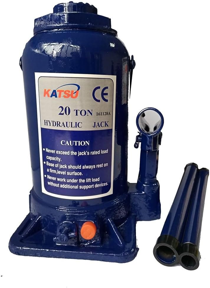KATSU Tools KATSU Hydraulic Bottle Jack 20 Ton Heavy Duty Lifting Stand Jack for Small Or Large Vehicles 161128A - Image 2