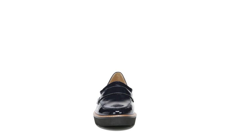 Naturalizer Womens Adaline Slip On Lightweight Platform Loafer,Navy Blue Crinkle Patent Leather,5M - Image 2