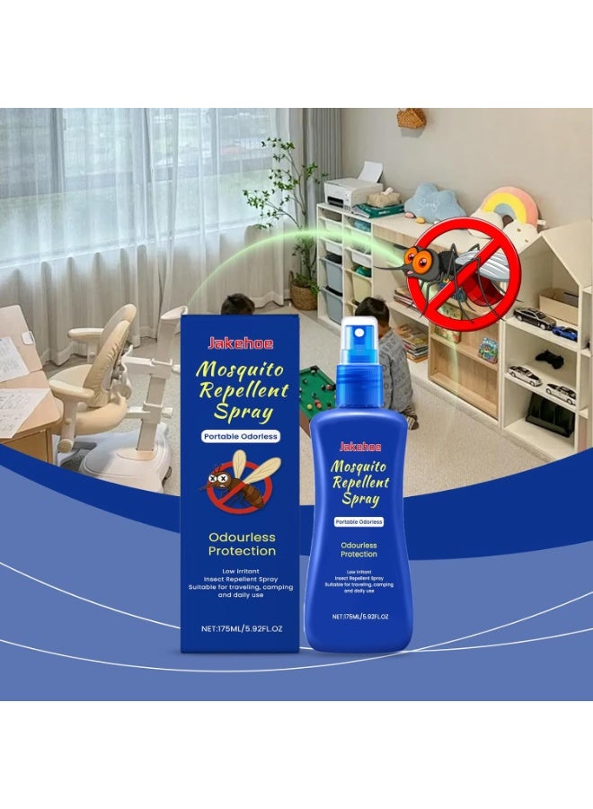 Jakehoe 175ML Natural Mosquito Repellent Spray, Natural, Deet Free Bug Spray, for Home, Camping and Outdoor Activities 4-Hour Protect, Deet-Free Vegan Plant Based Insect Repellent - Image 3