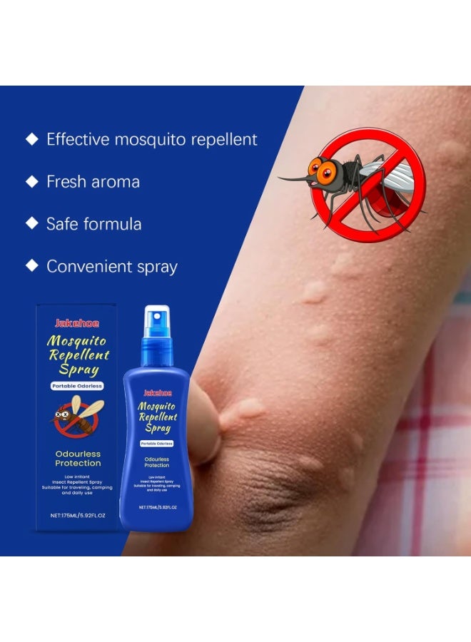 Jakehoe 175ML Natural Mosquito Repellent Spray, Natural, Deet Free Bug Spray, for Home, Camping and Outdoor Activities 4-Hour Protect, Deet-Free Vegan Plant Based Insect Repellent - Image 4