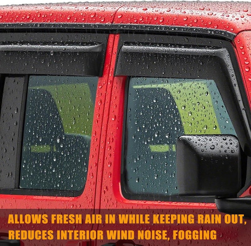 Darodcar Side Window Visor Rain Guards for Chrysler & Dodge - Image 5