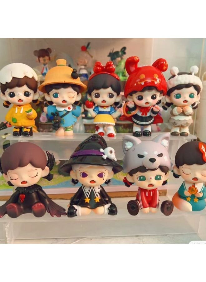 Generic - Second Generation Zoraa Can't Say Secret Series Blind Box Hand-made Trick Or Treat Diary Doll Second Generation Cute Product Made In China-Color:Designated Model-do Not Extinguish Fox Fire - Image 1