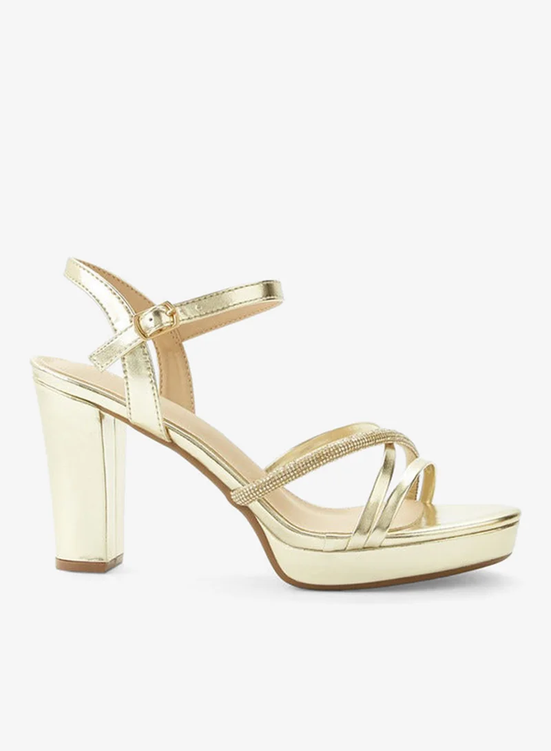 Flora Bella By Shoexpress Women Block Heels Sandals Ramadan Collection