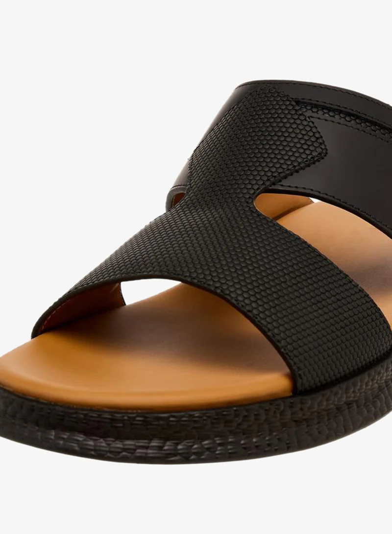 Le Confort BLACK Men Slip-On Arabic Sandals Ramadan Collection for Men | Best Price UAE