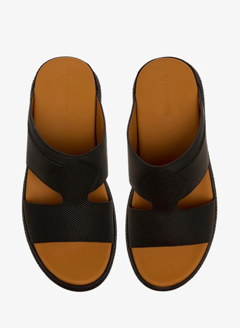 Le Confort BLACK Men Slip-On Arabic Sandals Ramadan Collection for Men | Best Price UAE