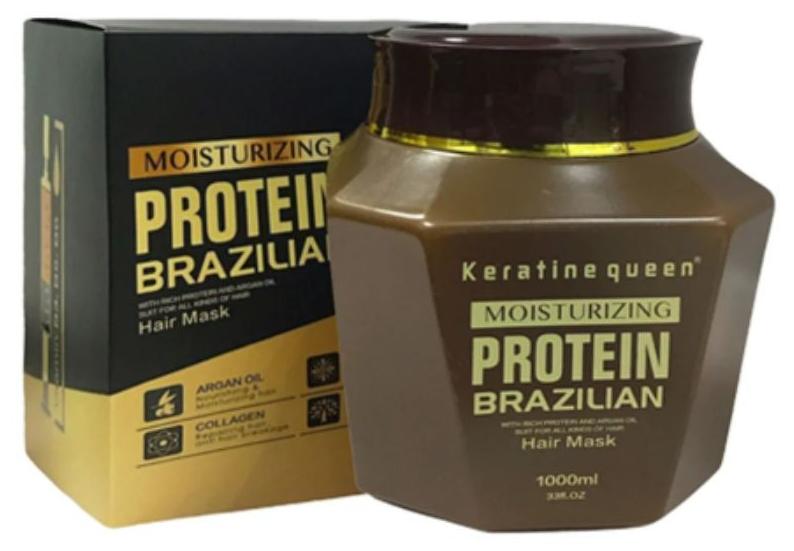 Keratine queen QUEEN BRAZILIAN KERATIN HAIR MASK 1000 ML - Image 1