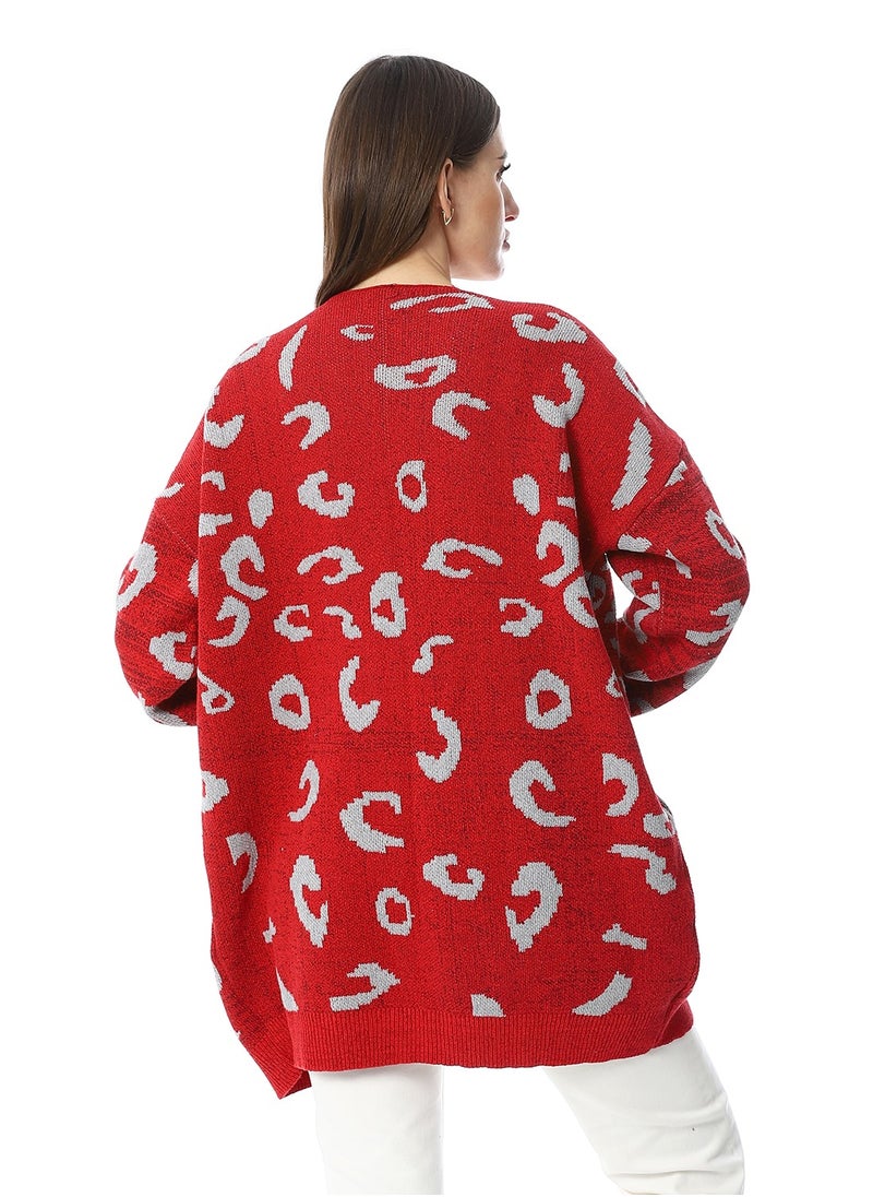 Caesar Womens Wool OpenCardigan  - Image 4