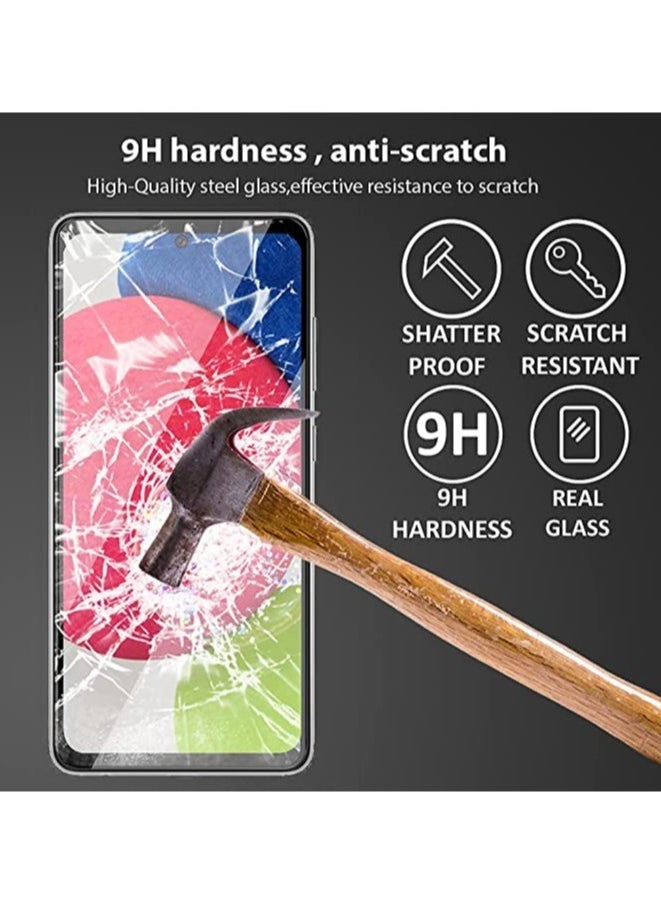 ELTRAZONE - Glass for Samsung Galaxy A53 5G / A52s / A52 / A51 / S20 FE / M31s Screen Protector Tempered Glass Full Glue Edge-to-Edge Protector - Image 1