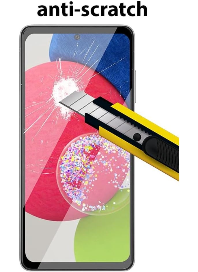 ELTRAZONE - Glass for Samsung Galaxy A53 5G / A52s / A52 / A51 / S20 FE / M31s Screen Protector Tempered Glass Full Glue Edge-to-Edge Protector - Image 1