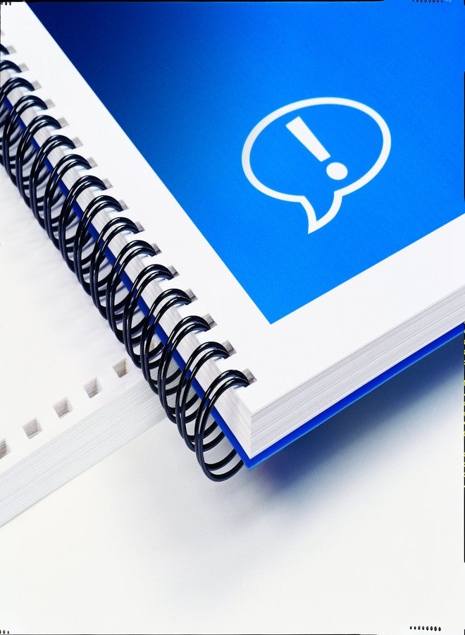 ركسيل حلقات تجليد سلكية من جي بي سي، 6.0 مم، سعة 55 ورقة، لون أبيض (علبة من 100 حلقة) - Image 3