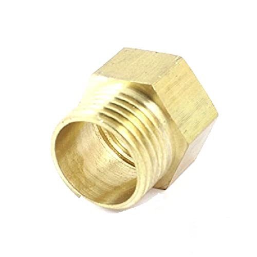 Cascada Showers G Thread (Metric BSPP) Female to NPT Thread Male Pipe Fitting Adapter - Lead-Free (1/2" x 1/2") - Image 5