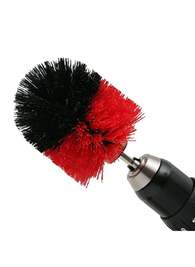 Bring it On! Durable Design Polypropylene Nylon Non Scratch Drill Brush Red and Black 3 Inch 2003  - Image 3