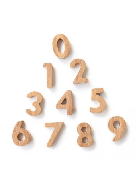 Bamboo Numbers Set Number Learning For Baby Toddler Preschool Age Kids Interactive Wooden Numbers To Stimulate Early Development Through Educational Toys