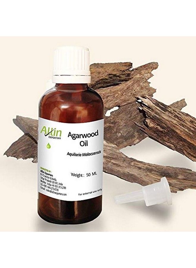 Allin Exporters Agarwood Oil 100% Pure Natural & Undiluted 50 Ml  - Image 1