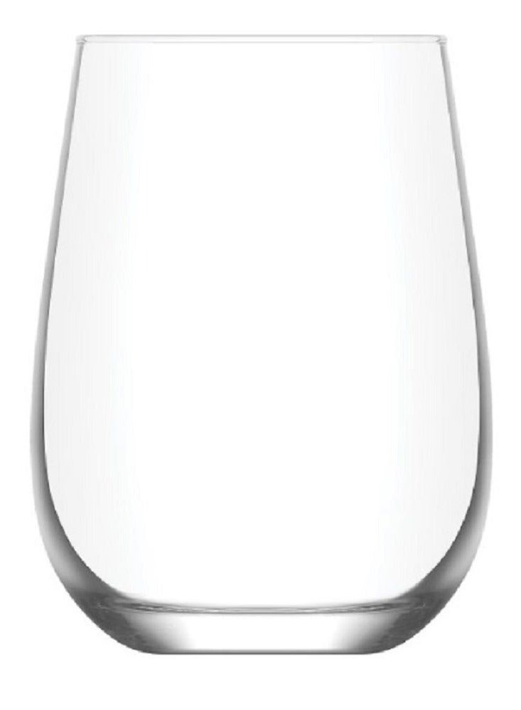 LAV طقم أكواب كريستال GAIA 360cc - أدوات شرب أنيقة للماء والعصير والكوكتيلات - Image 2