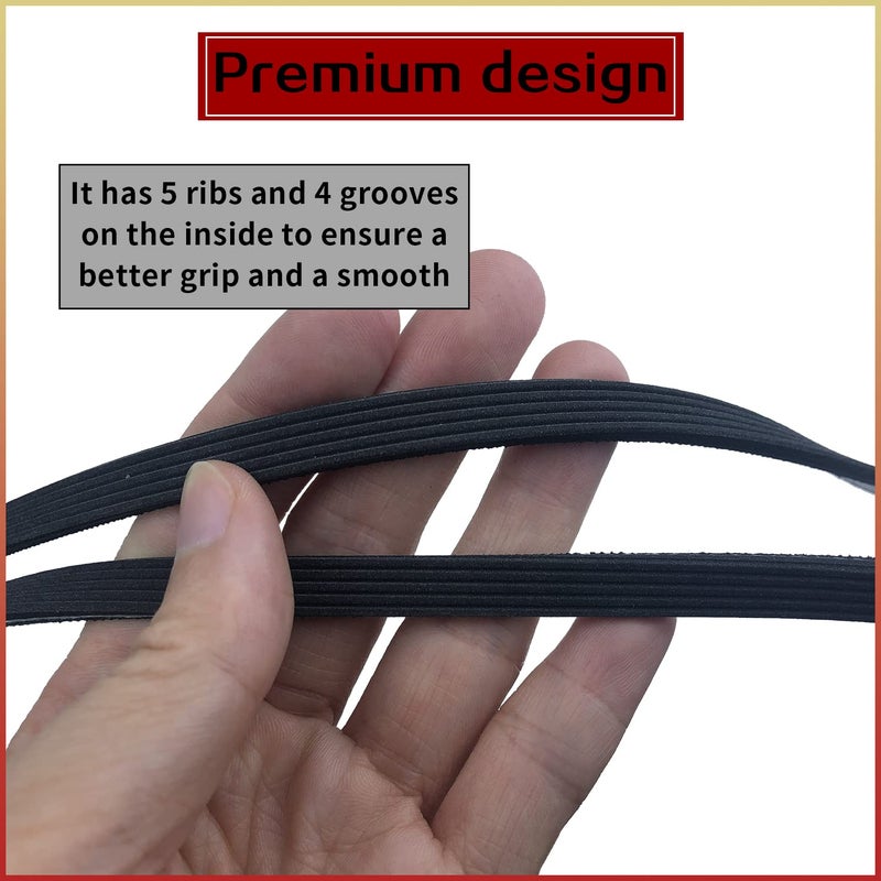 SUUJI 137315300/134719300 Dryer Drum Drive Belt - Replacement Part Exact Compatible with Sears Frigidaire Electrolux Dryers Replaces 1482960 134719300 AP4368788 PS2349294 7134719300 - Image 4