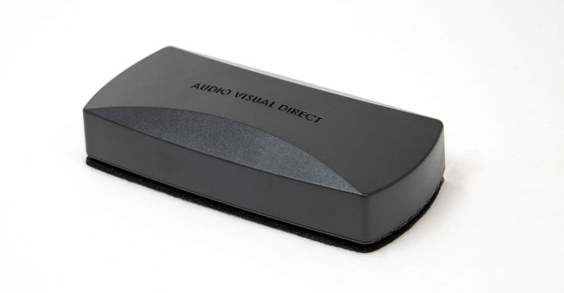 Audio-Visual Direct Black Magnetic Eraser - for Glass Dry-Erase Boards with Replaceable Felt - Image 1