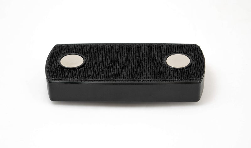 Audio-Visual Direct Black Magnetic Eraser - for Glass Dry-Erase Boards with Replaceable Felt - Image 2