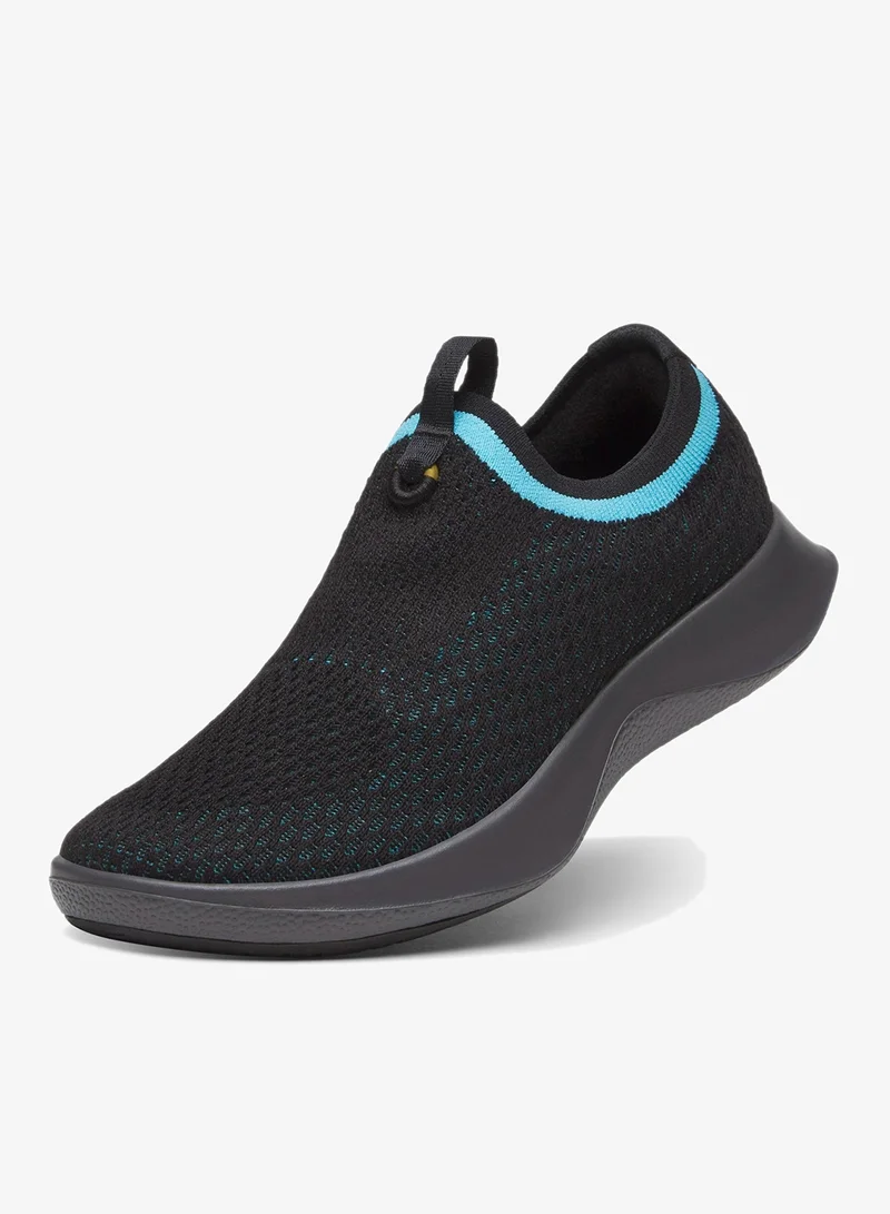 Allbirds Men's Tree Dasher Relay - Natural Black/Chasm Teal (Stormy Grey Sole)  Sneakers